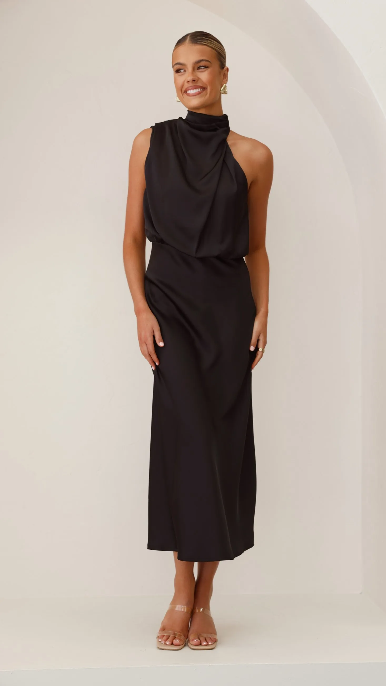 Esther Maxi Dress - Black Billy J