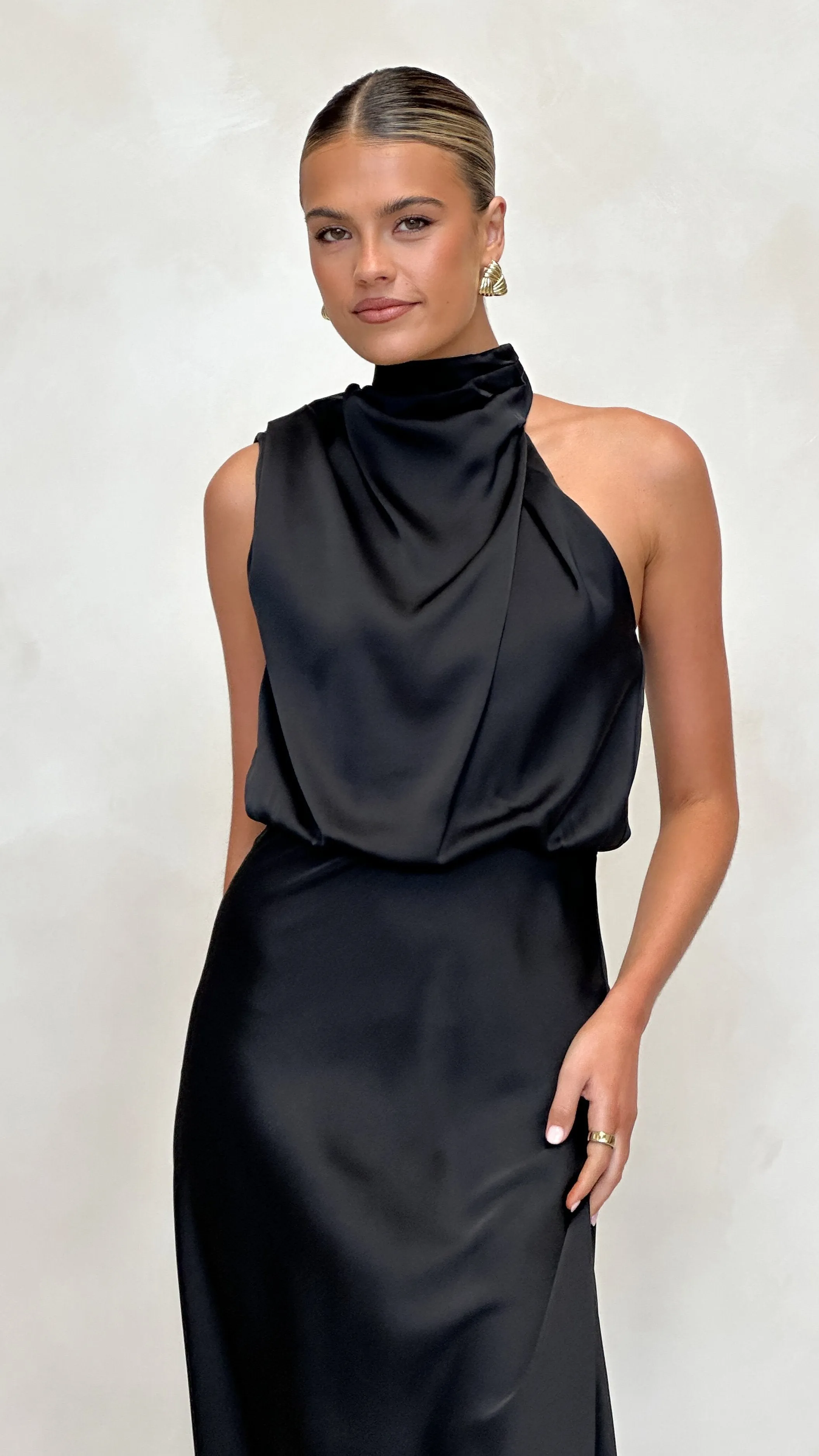Esther Maxi Dress - Black Billy J
