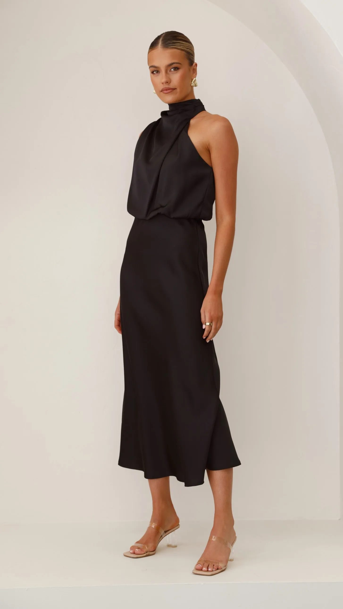 Esther Maxi Dress - Black Billy J
