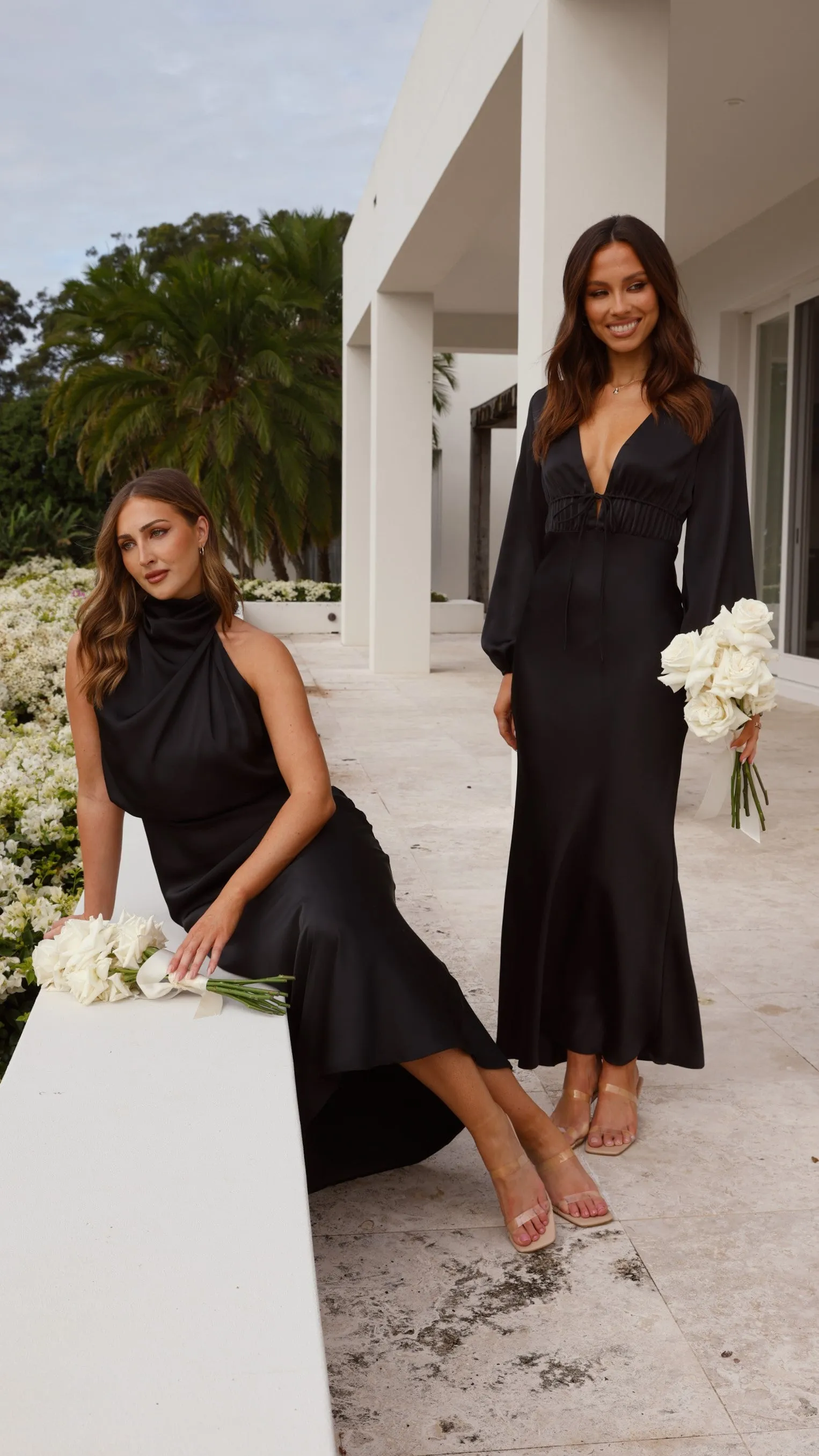 Esther Maxi Dress - Black Billy J
