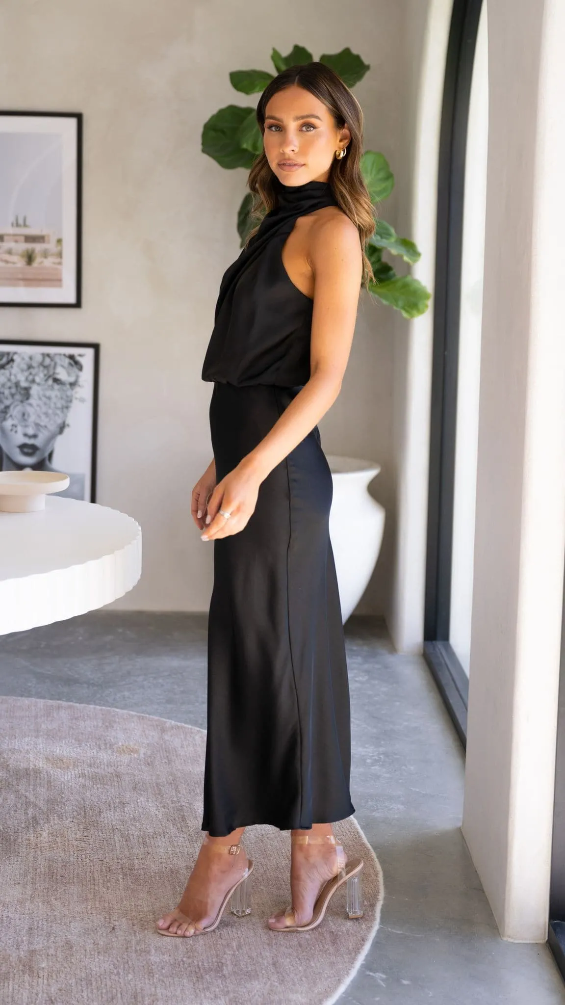Esther Maxi Dress - Black Billy J