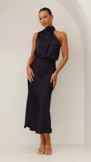 Esther Maxi Dress - Navy Billy J