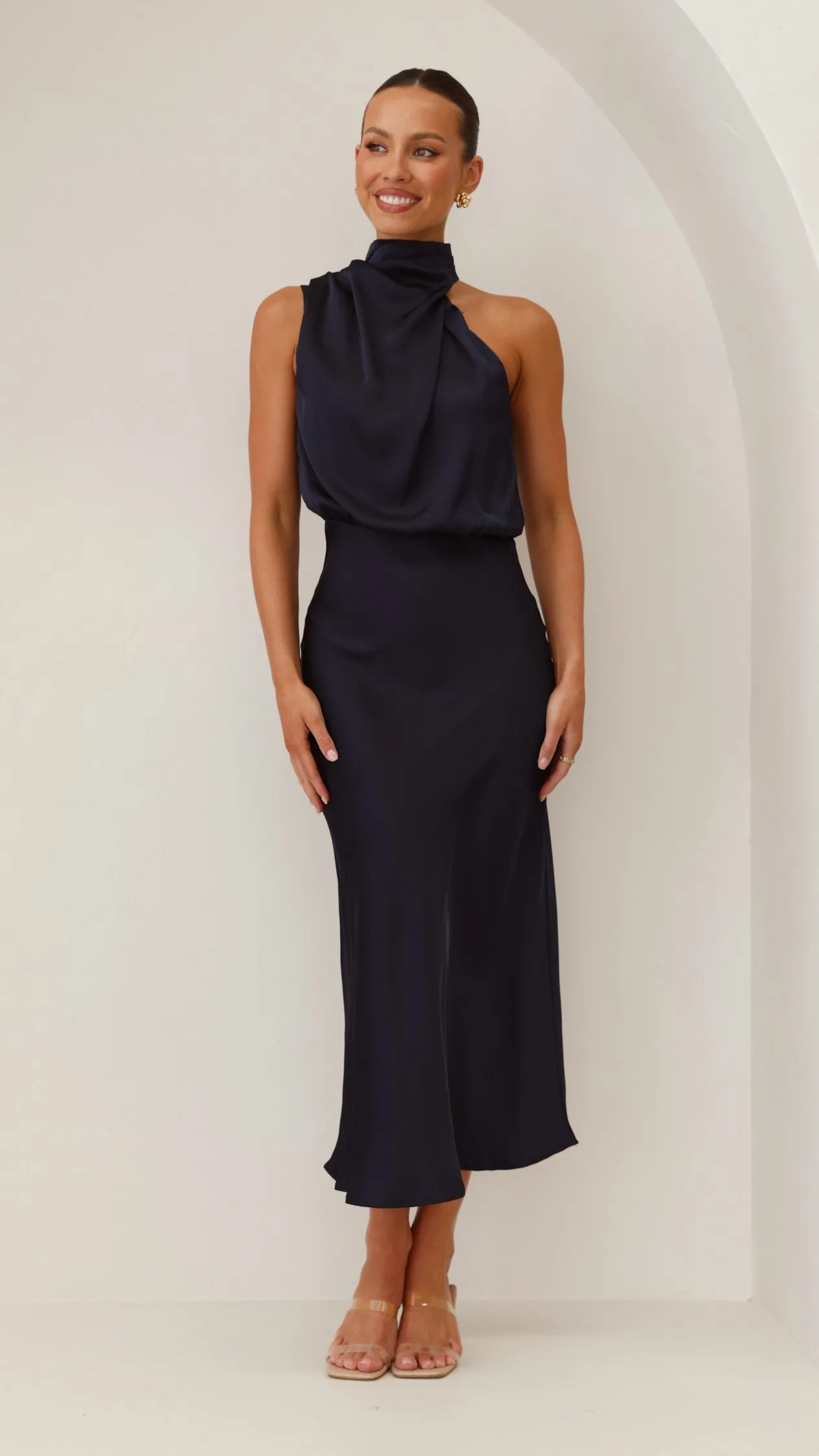 Esther Maxi Dress - Navy Billy J