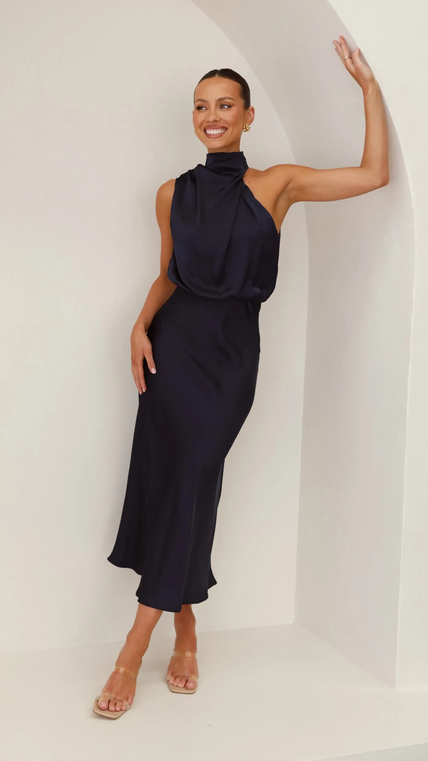 Esther Maxi Dress - Navy Billy J