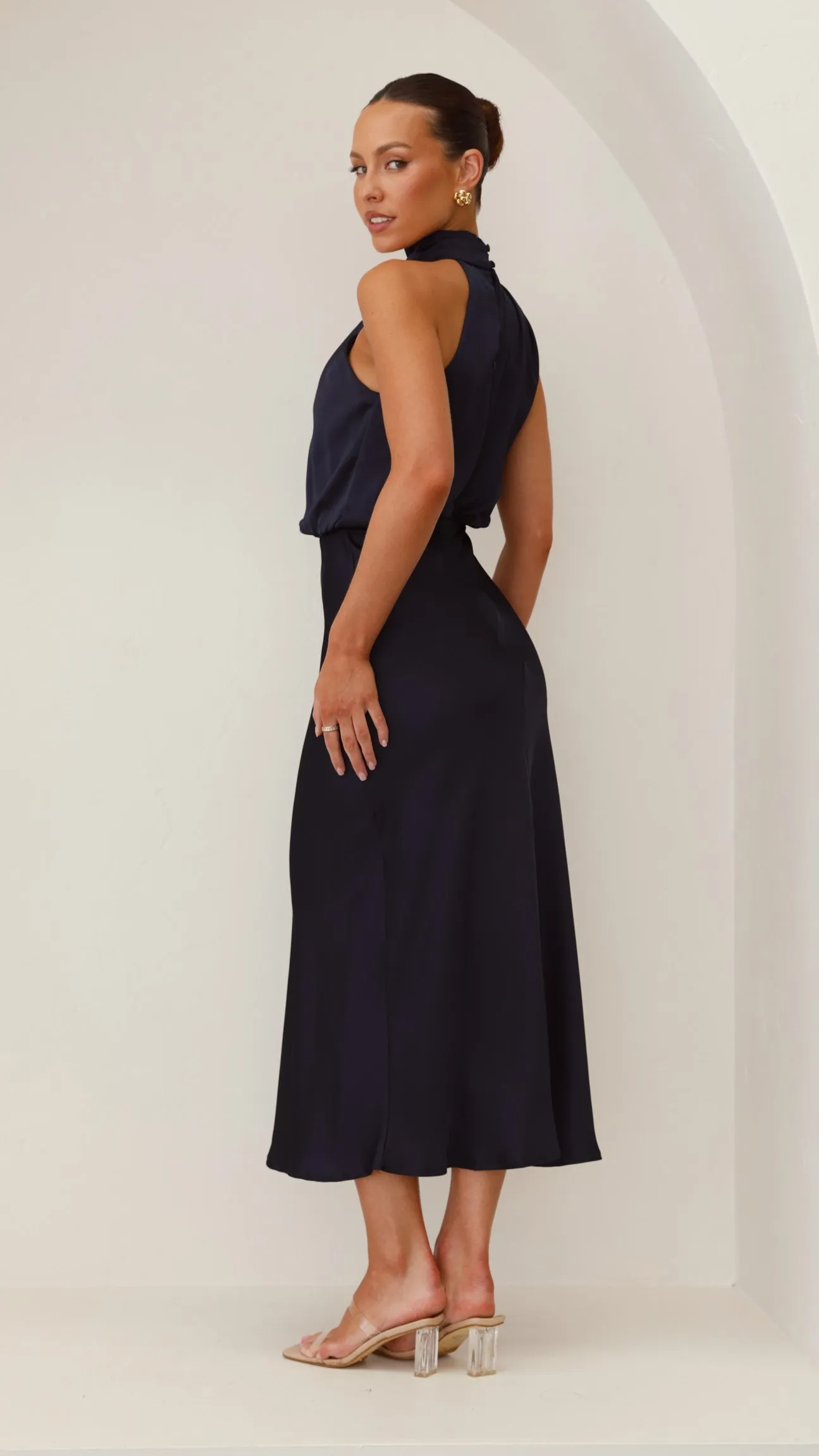 Esther Maxi Dress - Navy Billy J