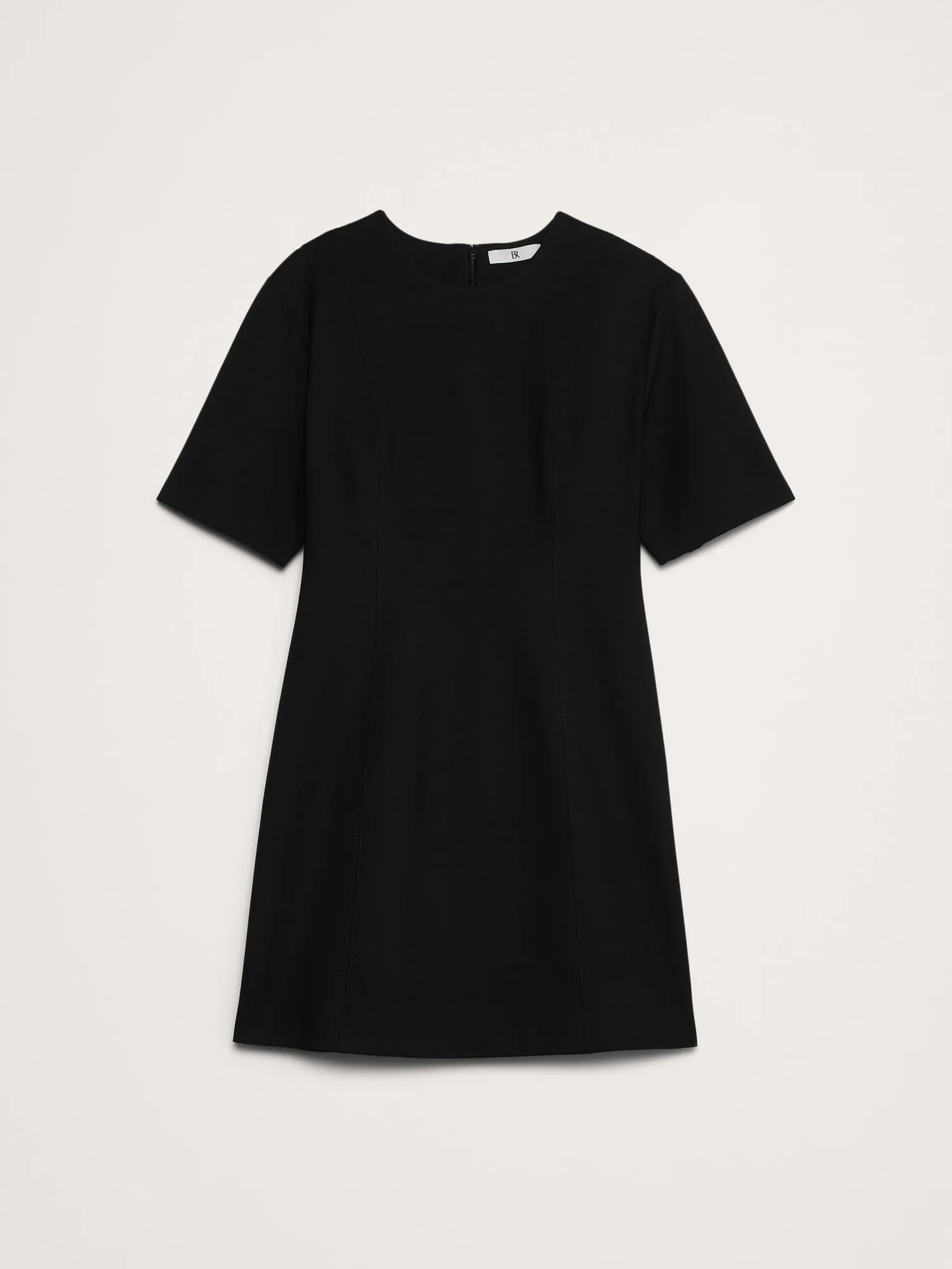 Everywhere Ponte Seamed Mini Dress Banana Republic