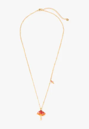 Fairytale Mushroom Necklace - Gold Annasui