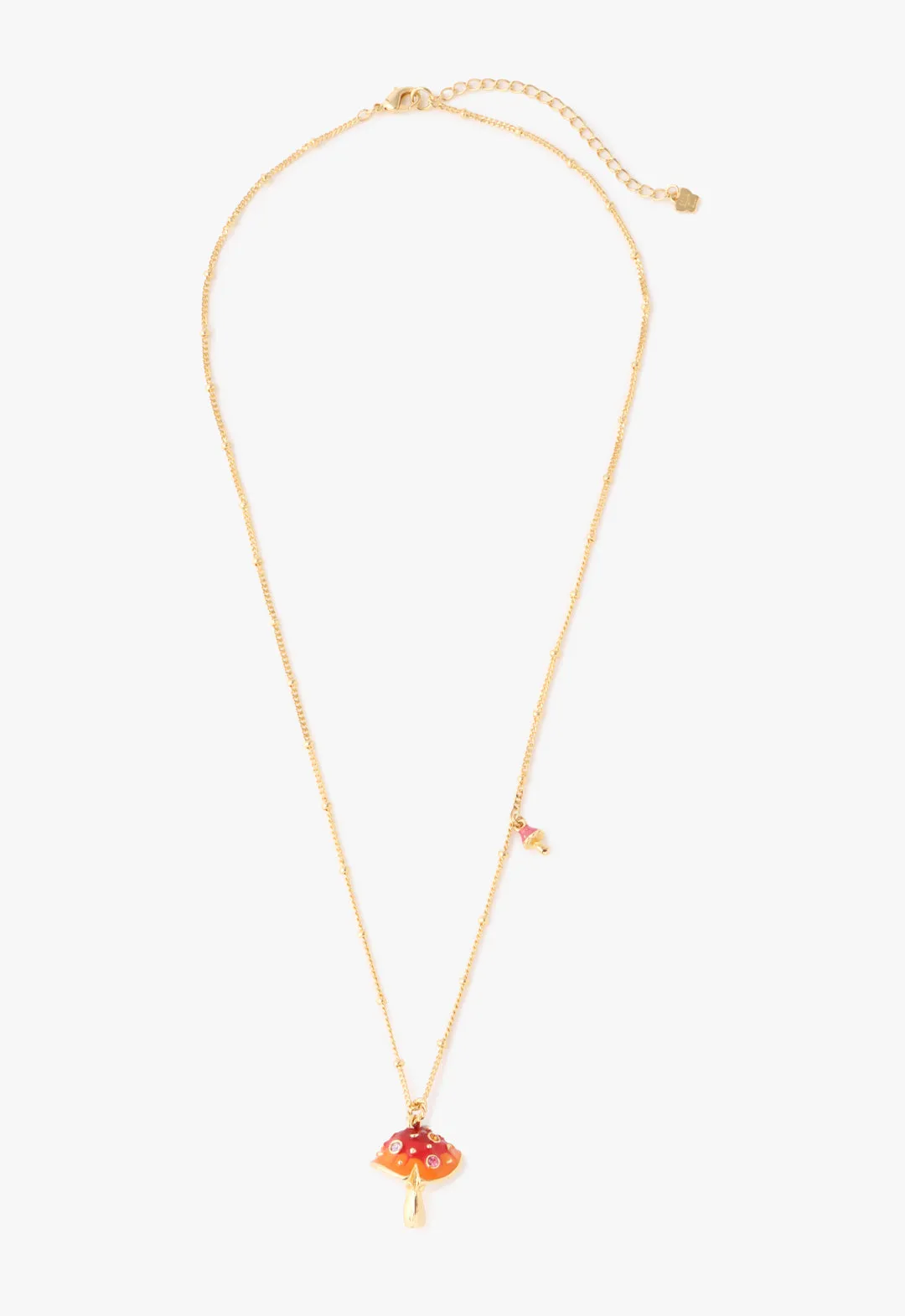 Fairytale Mushroom Necklace - Gold Annasui