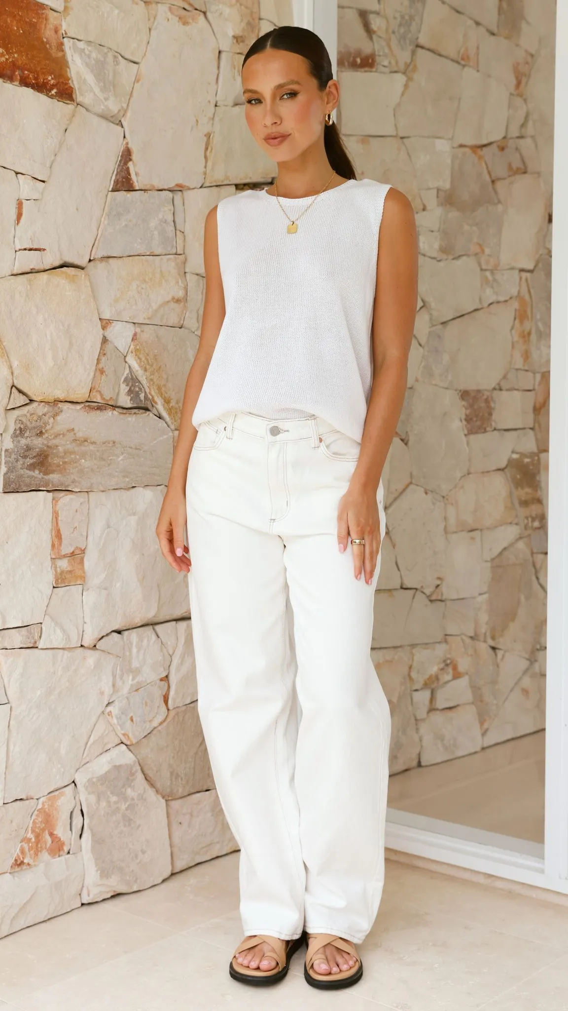 Fareeda Top - White Billy J