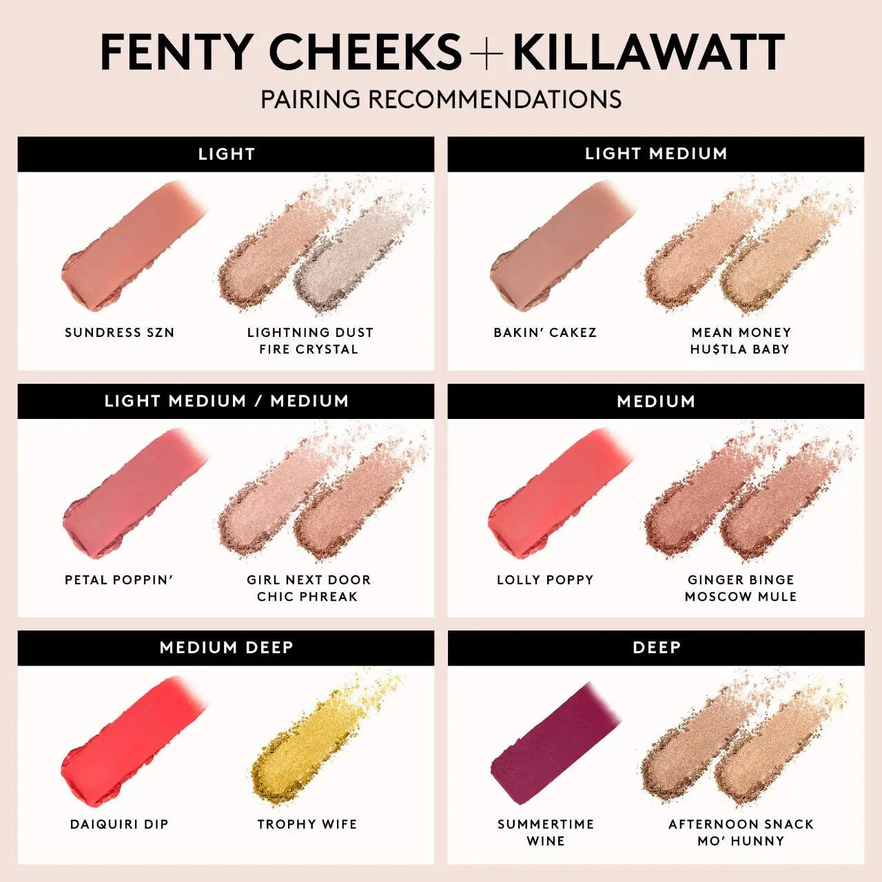 Fenty Beauty by Rihanna Cheeks Suede Waterproof Powder Blush (many shades) NWOB