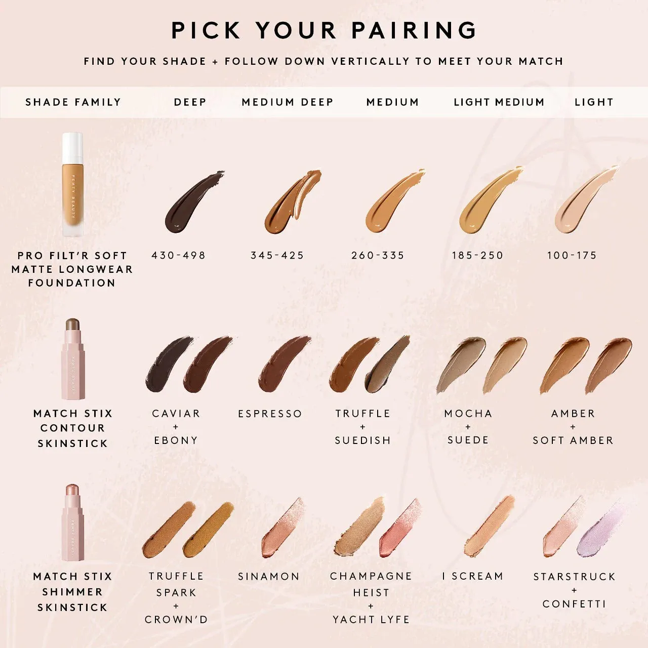 Fenty Beauty by Rihanna Match Stix Matte Contour Skinstick - Many Shades NIB