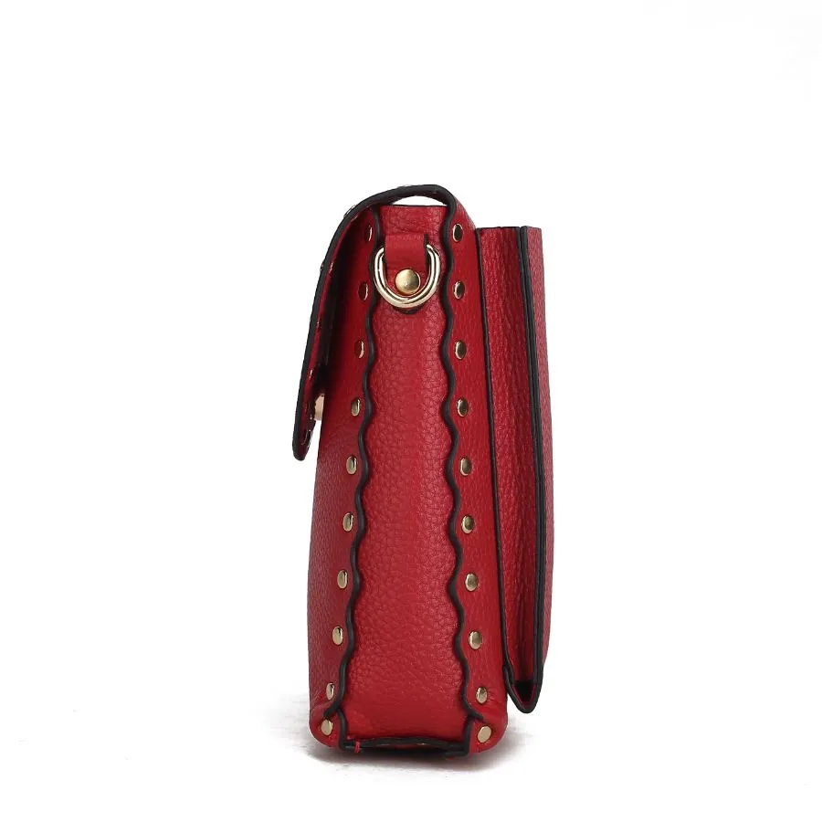 Filomena Vegan Leather Womens Crossbody
