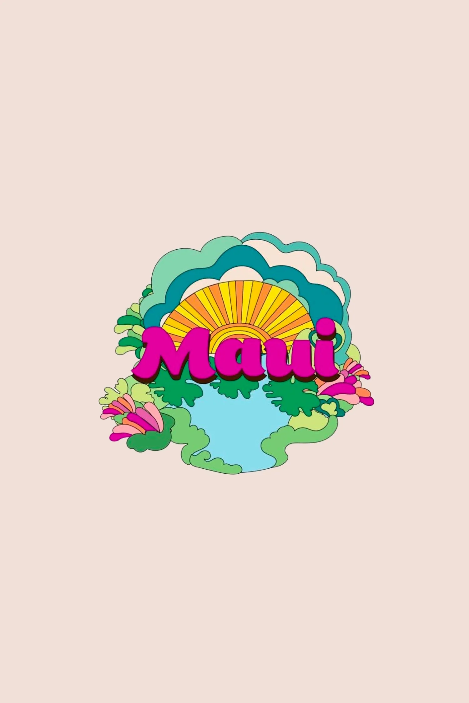 Fitted Maui Tee Annasui