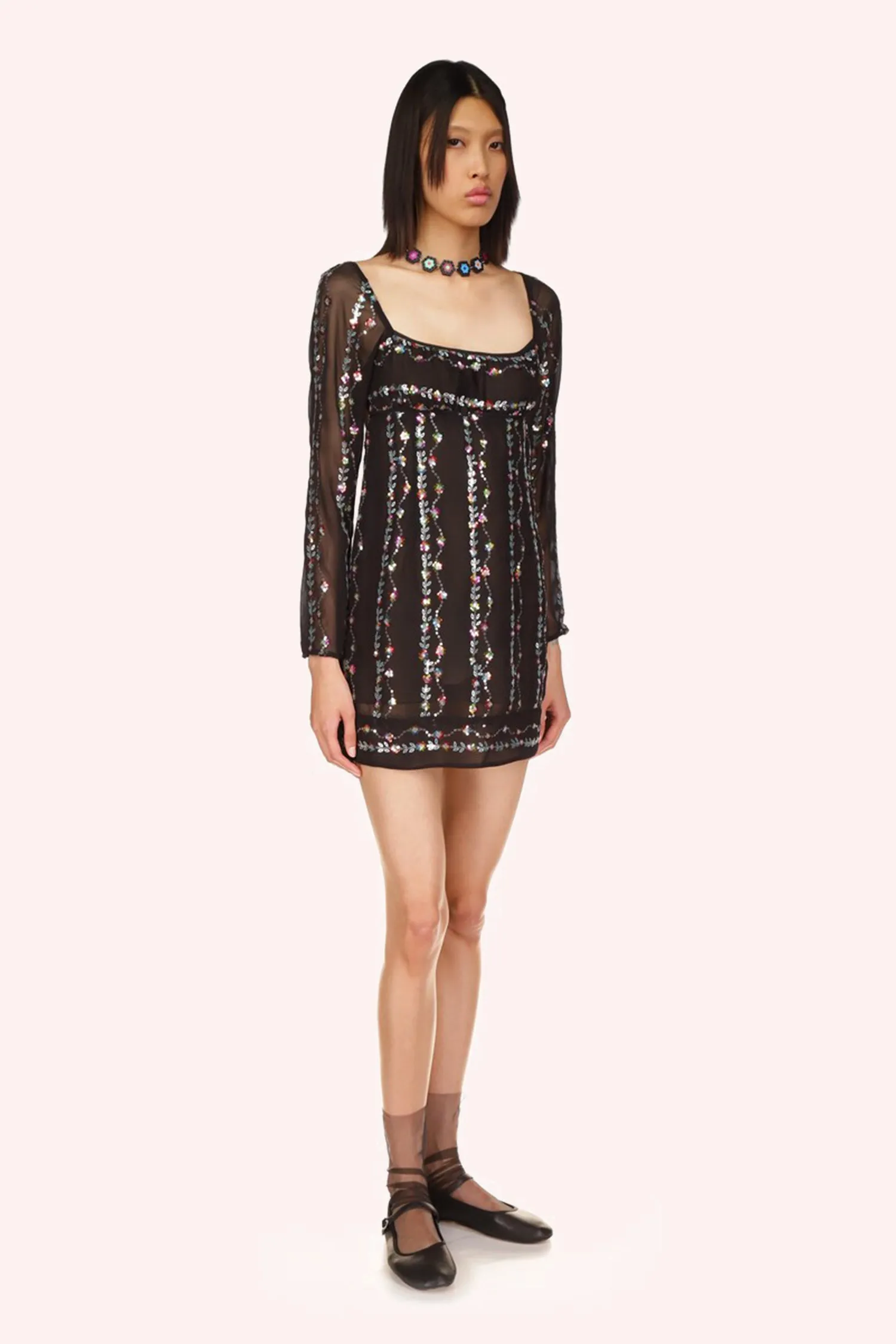 Floral Fantasy Mini Dress Annasui