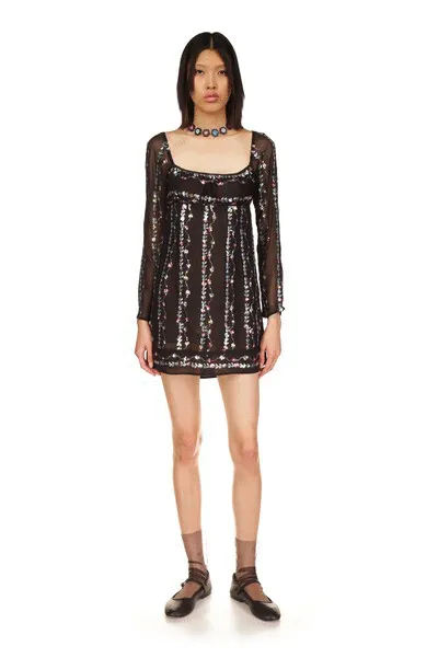 Floral Fantasy Mini Dress Annasui