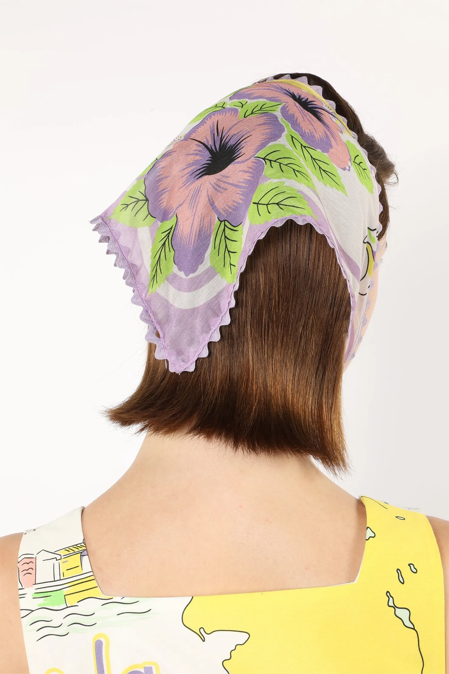 Florida Silk Voile Headscarf Annasui