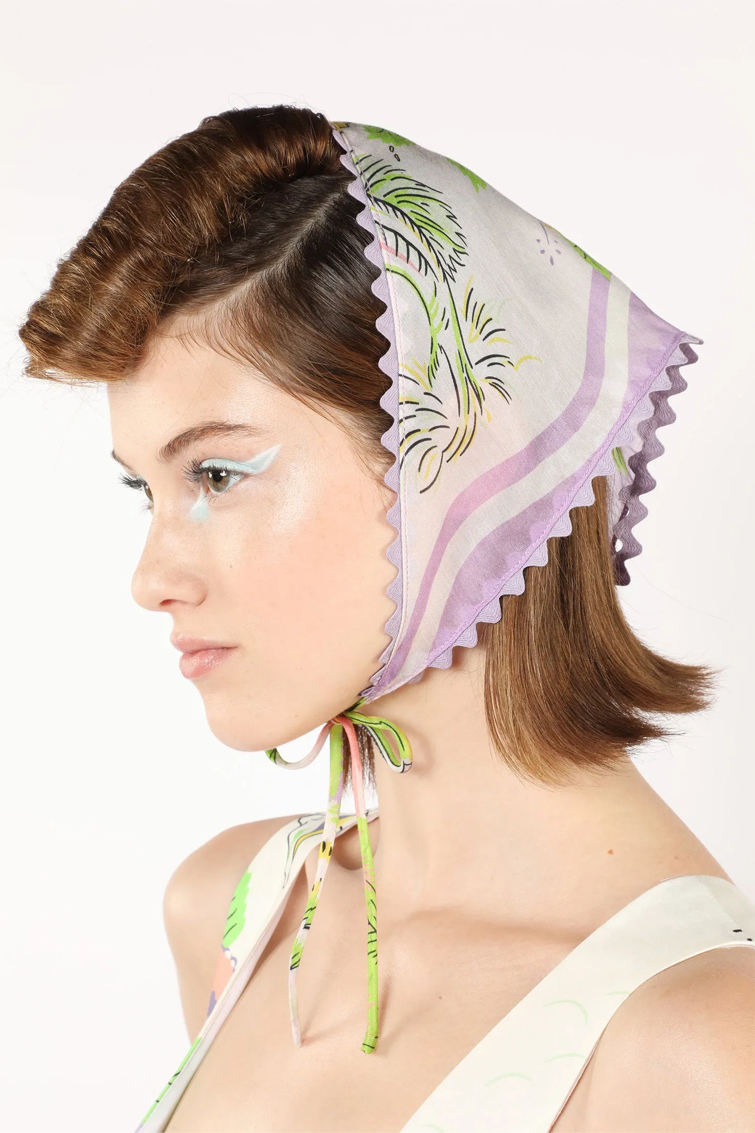 Florida Silk Voile Headscarf Annasui