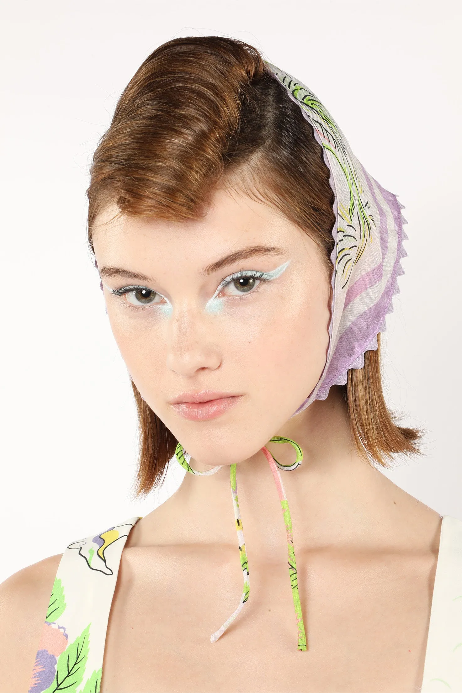 Florida Silk Voile Headscarf Annasui