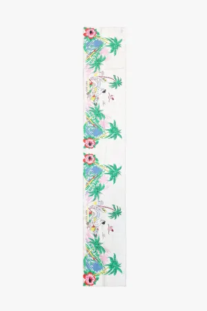 Florida Silk Voile Long Scarf Annasui