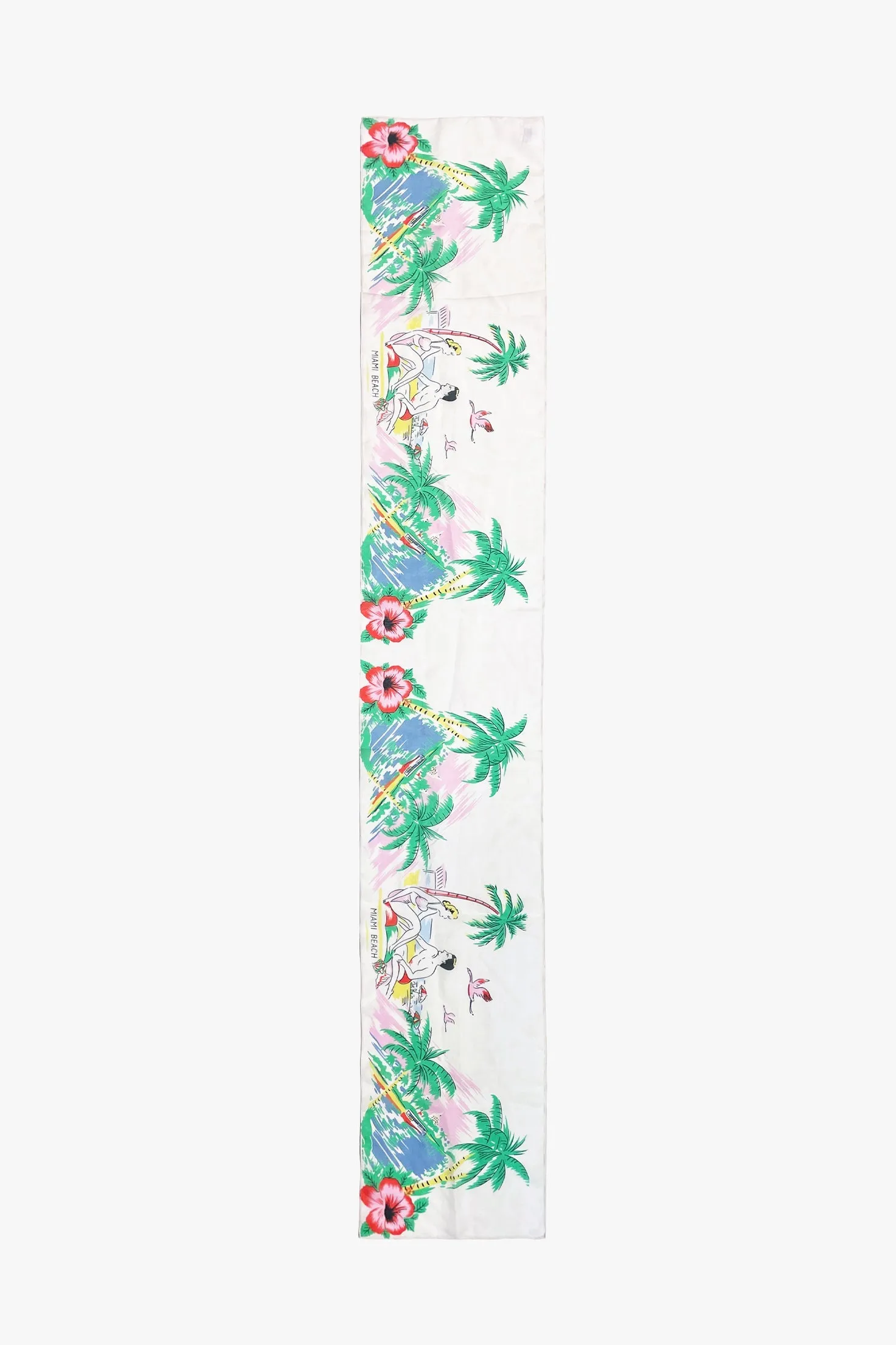 Florida Silk Voile Long Scarf Annasui