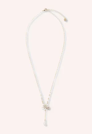 Flower Teardrop Necklace Annasui