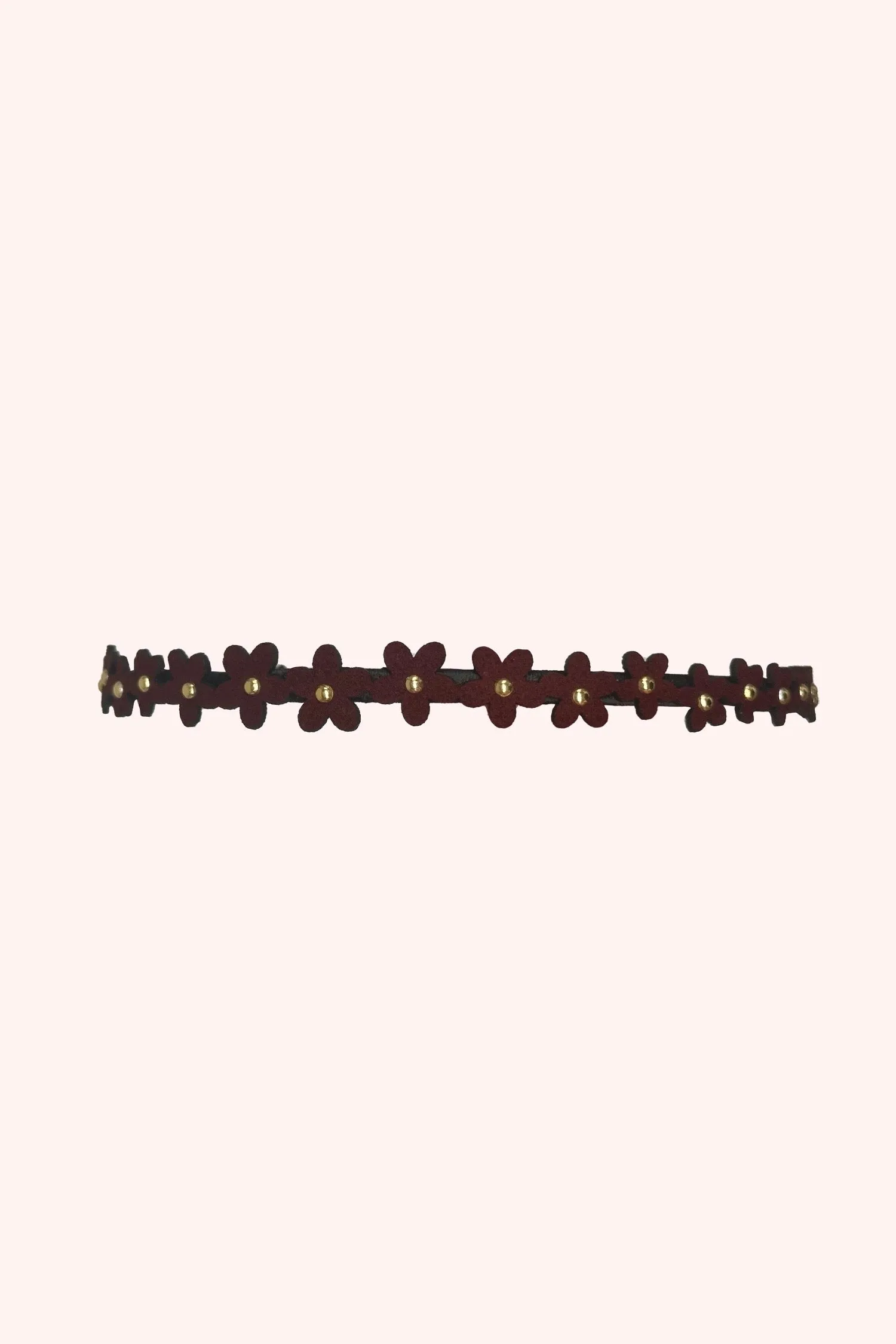 Forget Me Not Headband Maroon Annasui