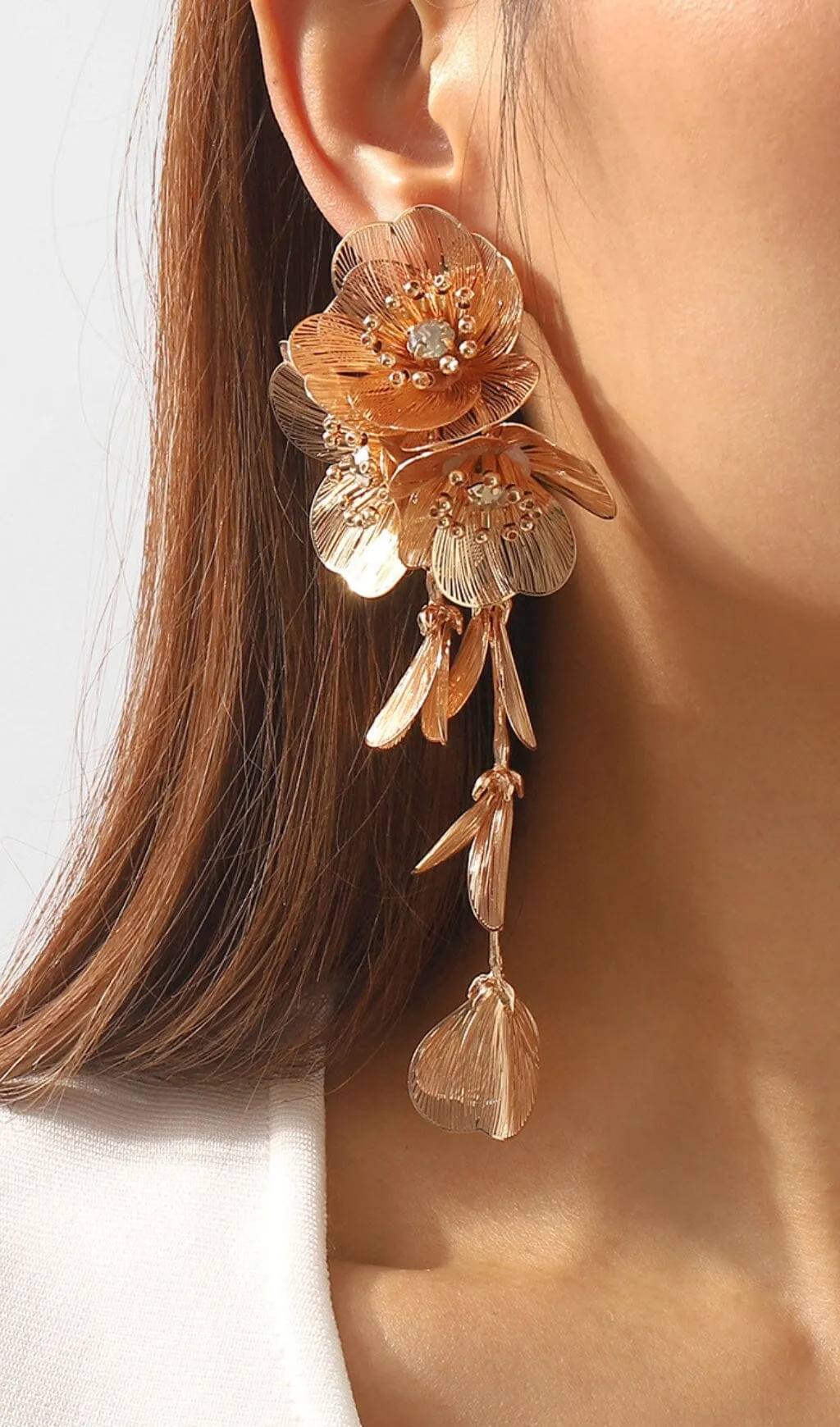 FRANCESCA FLOWER EARRINGS Gloria Lanvin