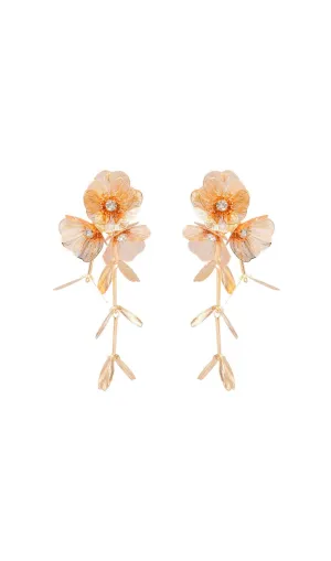 FRANCESCA FLOWER EARRINGS Gloria Lanvin