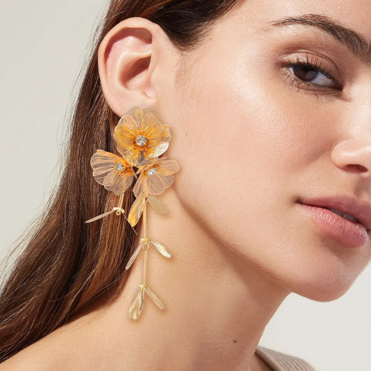 FRANCESCA FLOWER EARRINGS Gloria Lanvin