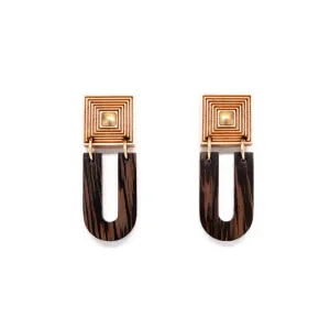 Fret Earrings