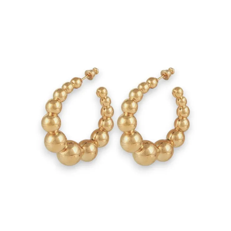 GAS BIJOUX - ANDY CREOLE EARRING