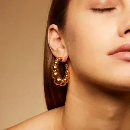 GAS BIJOUX - ANDY CREOLE EARRING