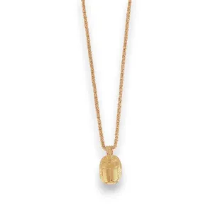 GAS BIJOUX - LONG SCARABEE GOLD NECKLACE