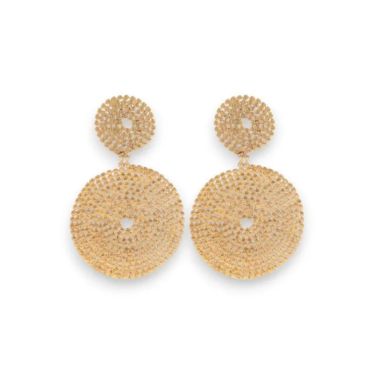 GAS BIJOUX - ONDE LUCKY GOLD EARRINGS