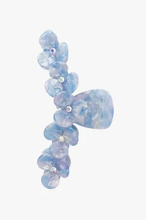 Gemstone Blossom Large Jaw Clip- Blue Annasui