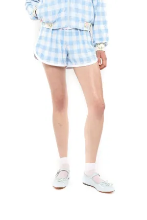 Gingham Terry Shorts Annasui