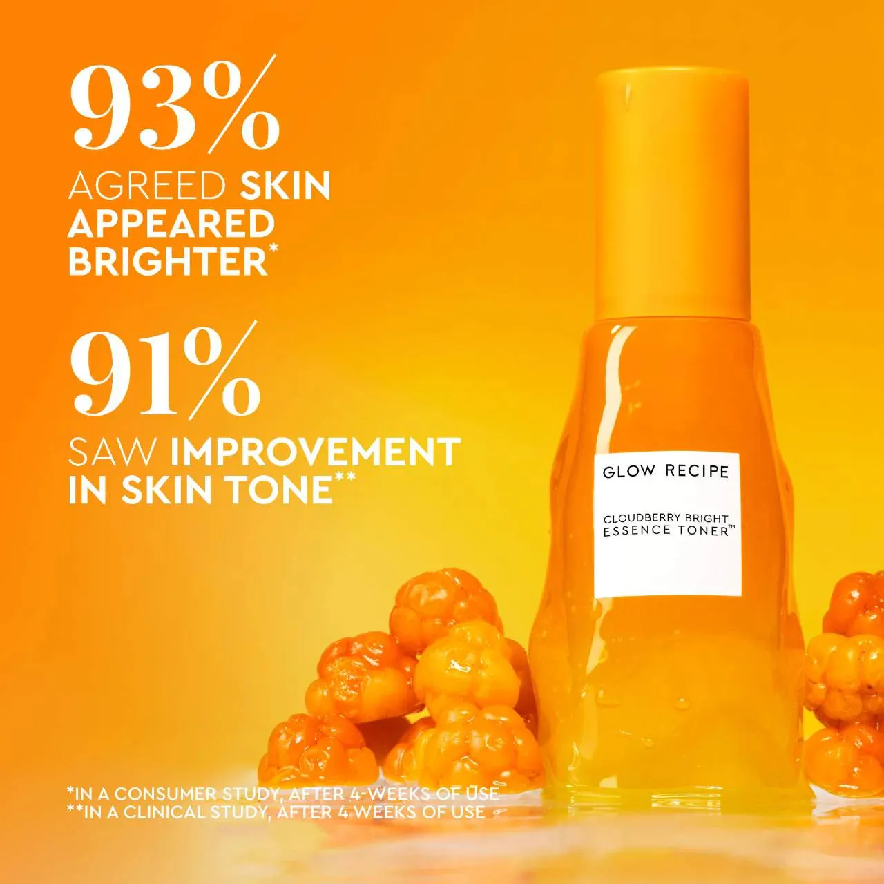 Glow Recipe Cloudberry Bright Essence Toner NIB 75ml