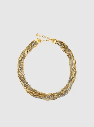 Gold Multi Chain Necklace Guess