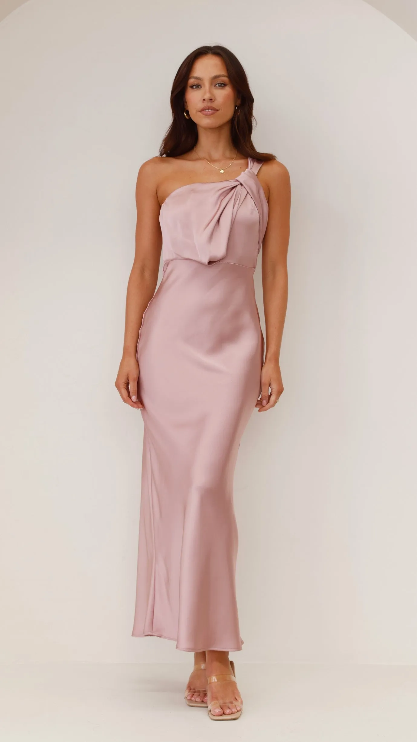 Greta Maxi Dress - Dusty Pink Billy J