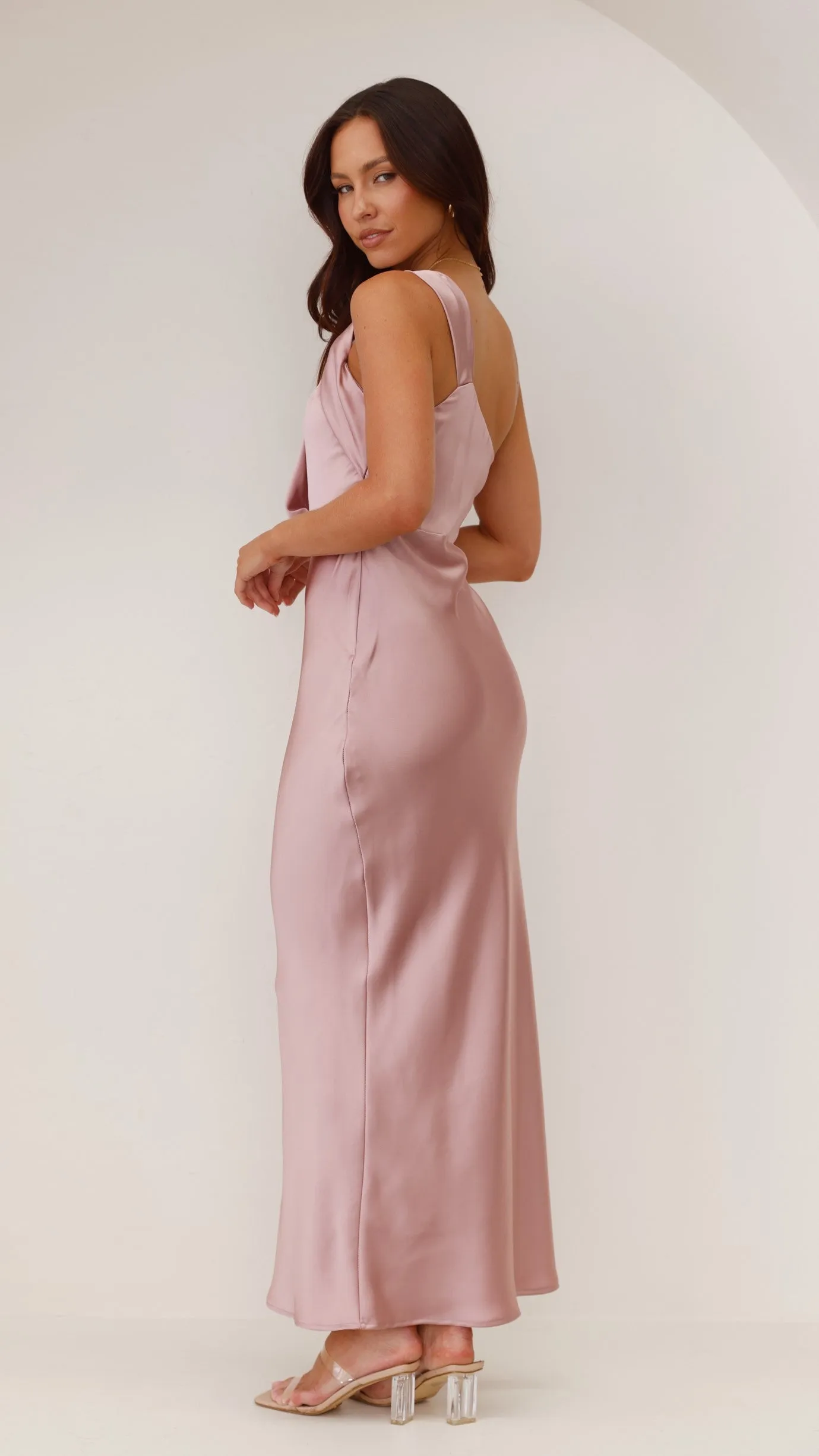 Greta Maxi Dress - Dusty Pink Billy J