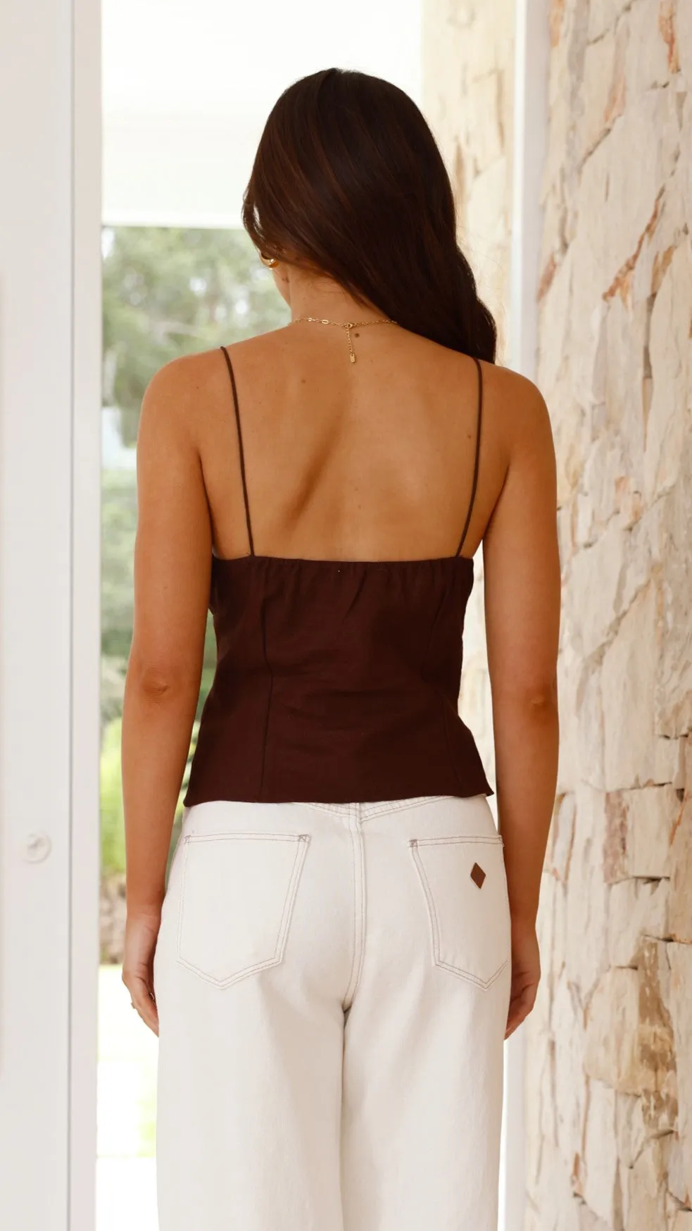 Haizlee Top - Chocolate Billy J