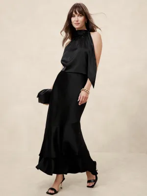 Halter Tie-Neck Blouse Banana Republic