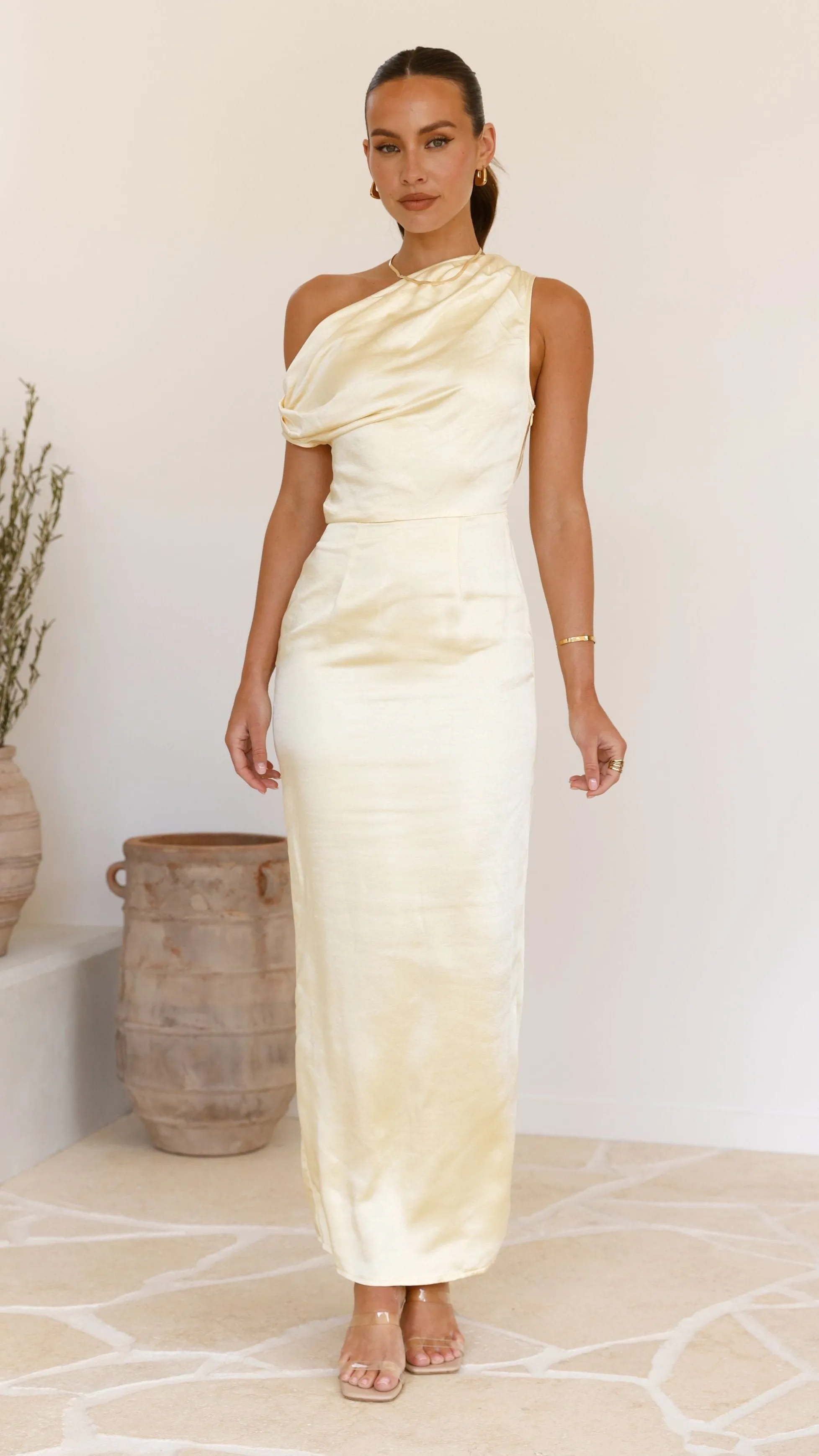 Harlowe Maxi Dress - Yellow Billy J