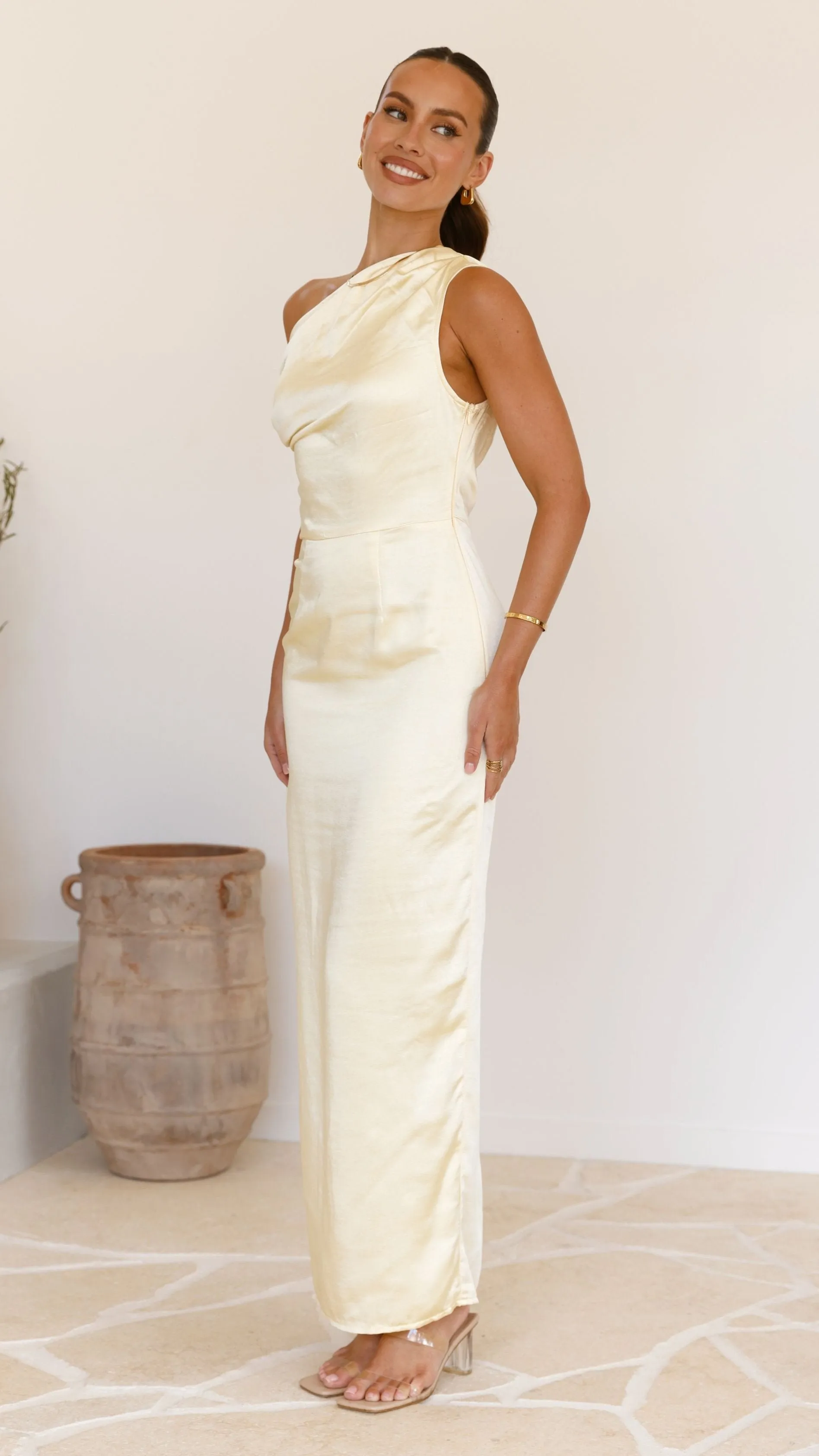 Harlowe Maxi Dress - Yellow Billy J