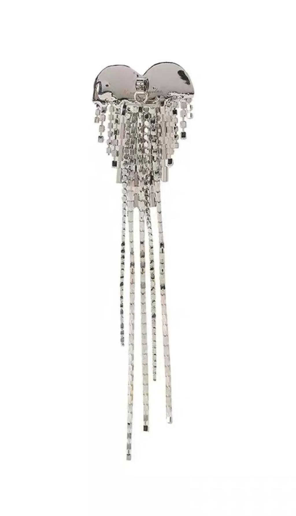 HEART TASSEL EARRINGS Gloria Lanvin