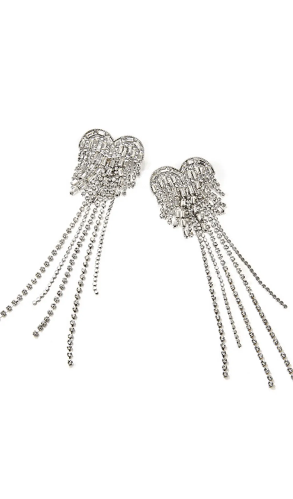 HEART TASSEL EARRINGS Gloria Lanvin
