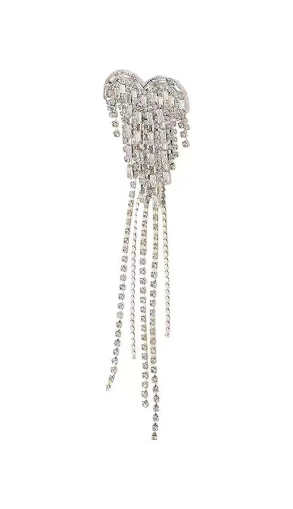HEART TASSEL EARRINGS Gloria Lanvin