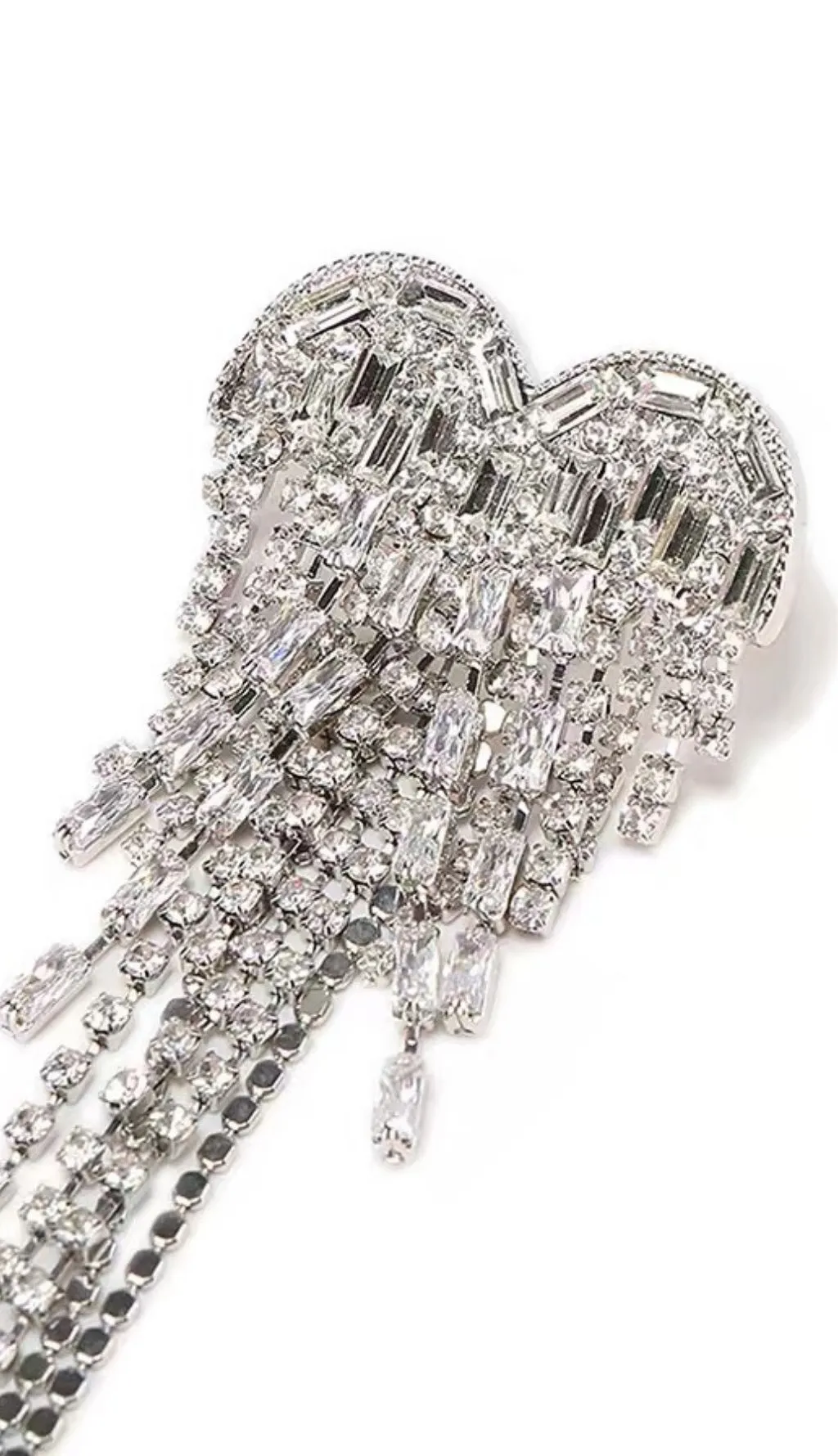 HEART TASSEL EARRINGS Gloria Lanvin