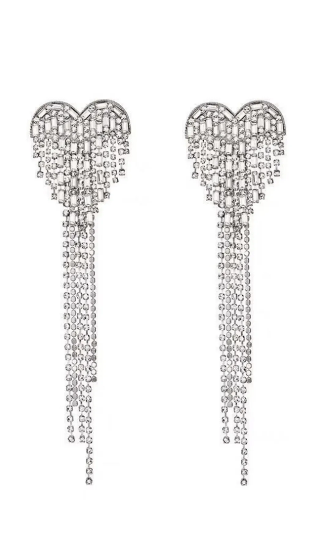 HEART TASSEL EARRINGS Gloria Lanvin