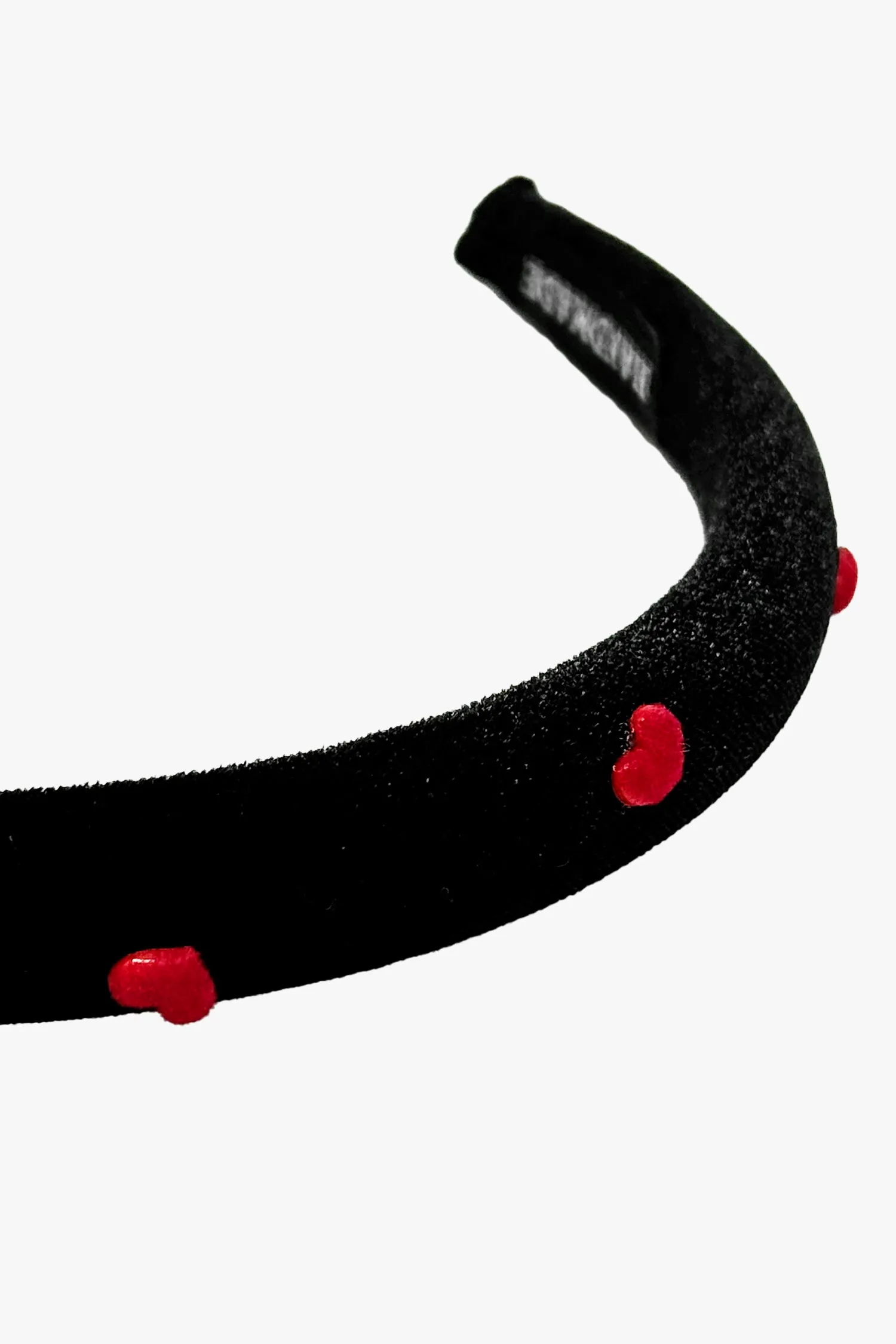 Heartfelt Velvet Headband- Black Annasui